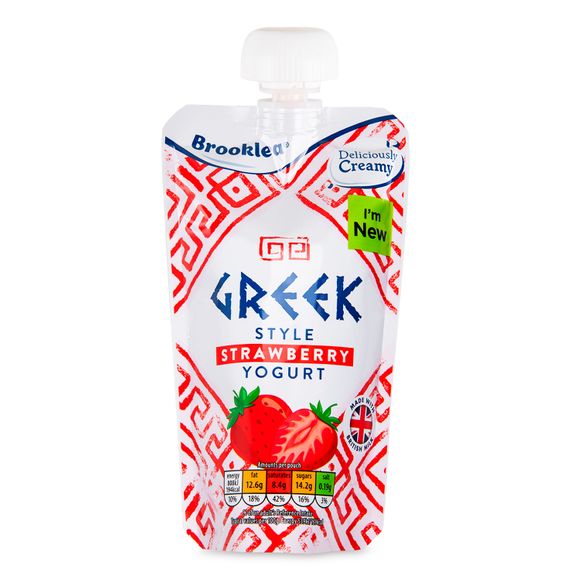 Brooklea Greek Style Strawberry Yogurt 150g